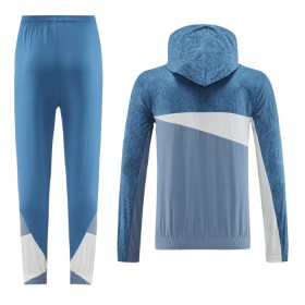 Olympique de Marseille Hoodie Blauwe Trainings Sweatshirt Kwart-Zip 2023-24